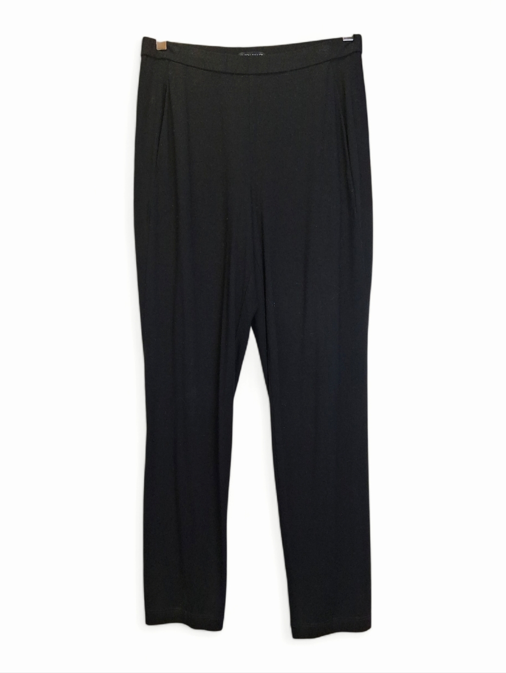 EILEEN FISHER Women’ Black Viscose Pull On Elastic Waist Stretch Pants Sz XS/TP